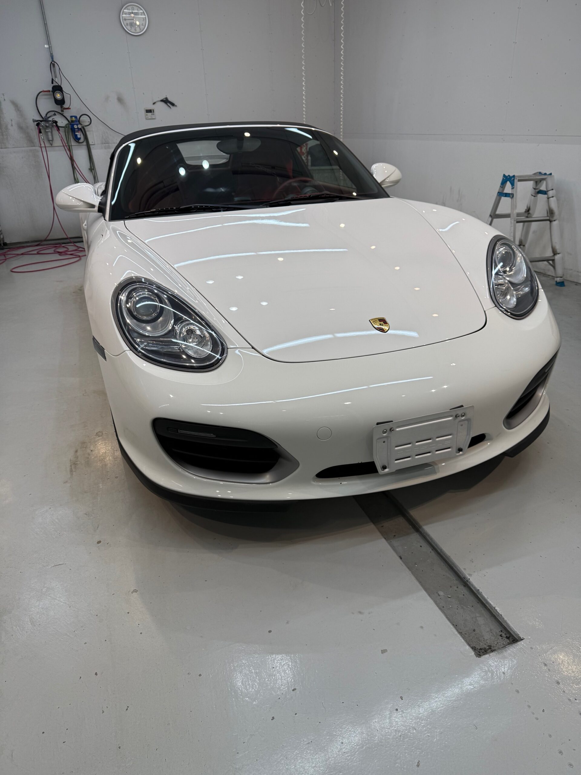 ポルシェ　ボクスタースパイダー　GZOX施工