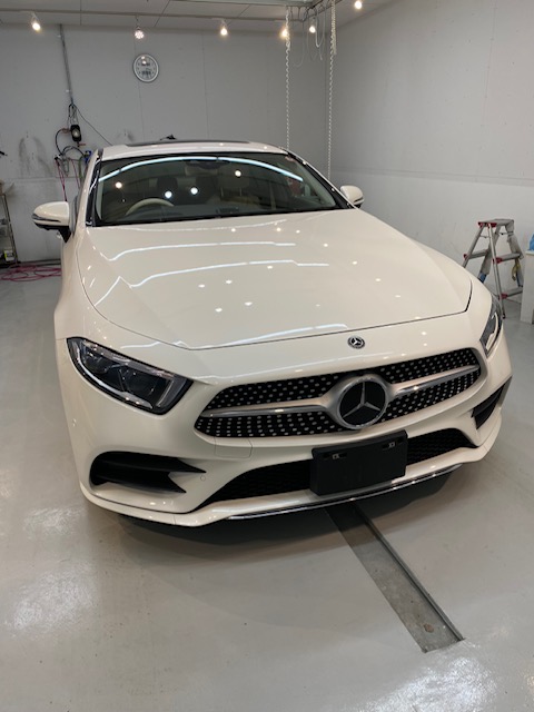 ベンツ CLS450 簡易コーティング施工