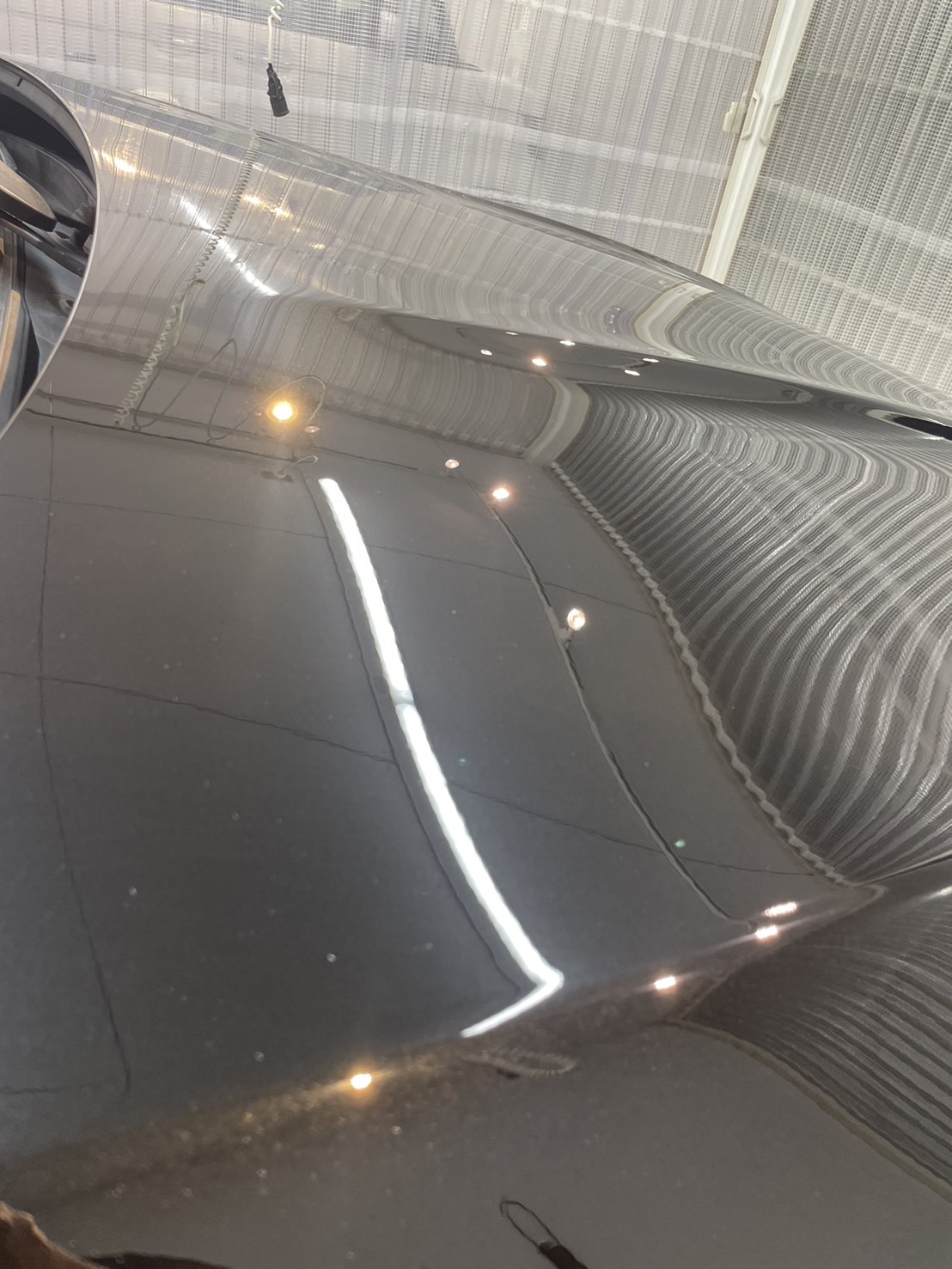 ベンツ　GLE400d　簡易コーティング施工