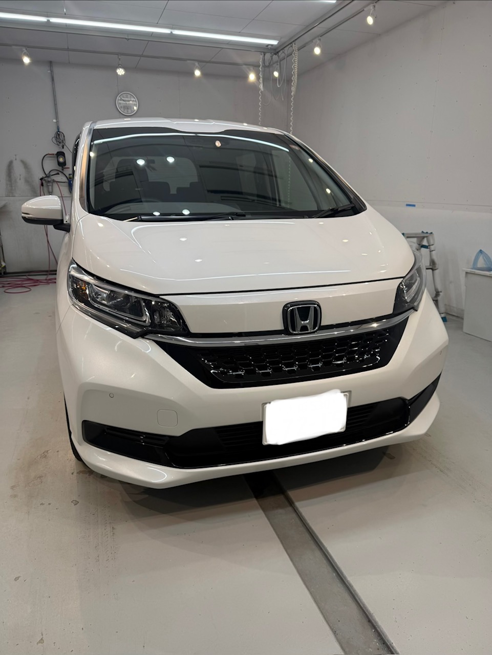 ホンダ　フリード　簡易コーティング施工