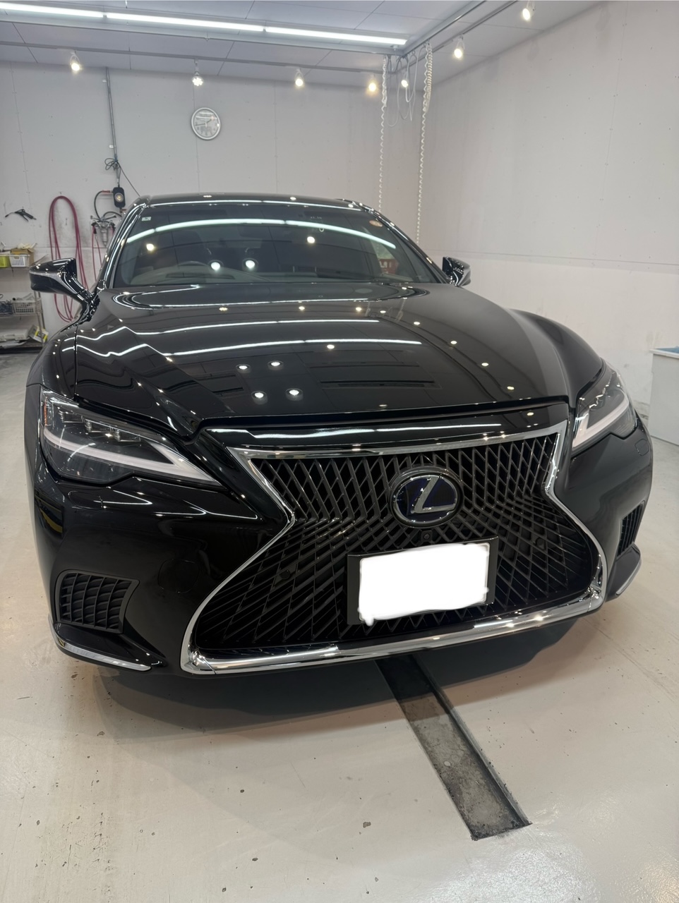 レクサス　LS500hL　簡易コーティング施工