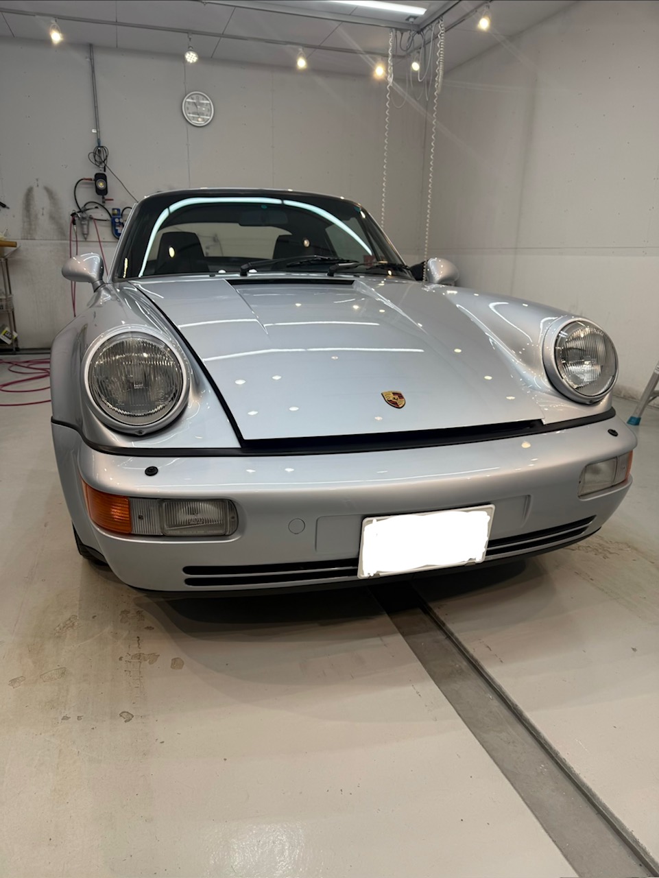 ポルシェ　964ターボ　ナノメタルコーティング施工